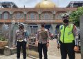 Beri Rasa Aman, Polres Nias Lakukan Pengamanan Sholat Jum’at