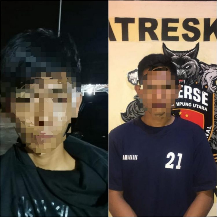 Pelaku ANIRAT berhasil diamankan TEKAB 308 Polres Lampung Utara