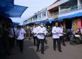Pemda Lampung Utara Meninjau Langsung Pasar Pagi Kota Bumi