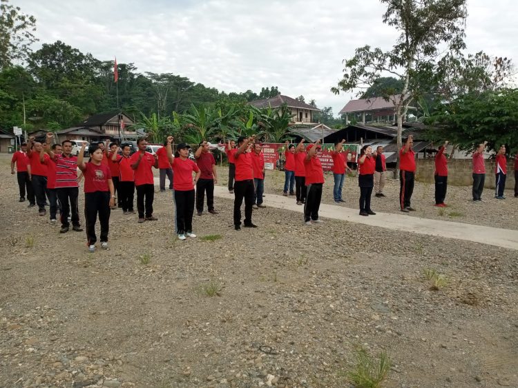 Tingkatkan Imunitas, DPC PDI Perjuangan Kabupaten Laksanakan Senam SICITA
