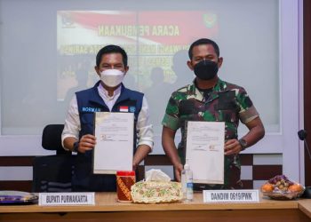 TMMD dan BSMSS Akselerasikan Percepatan Pembangunan Infrastruktur di Purwakarta
