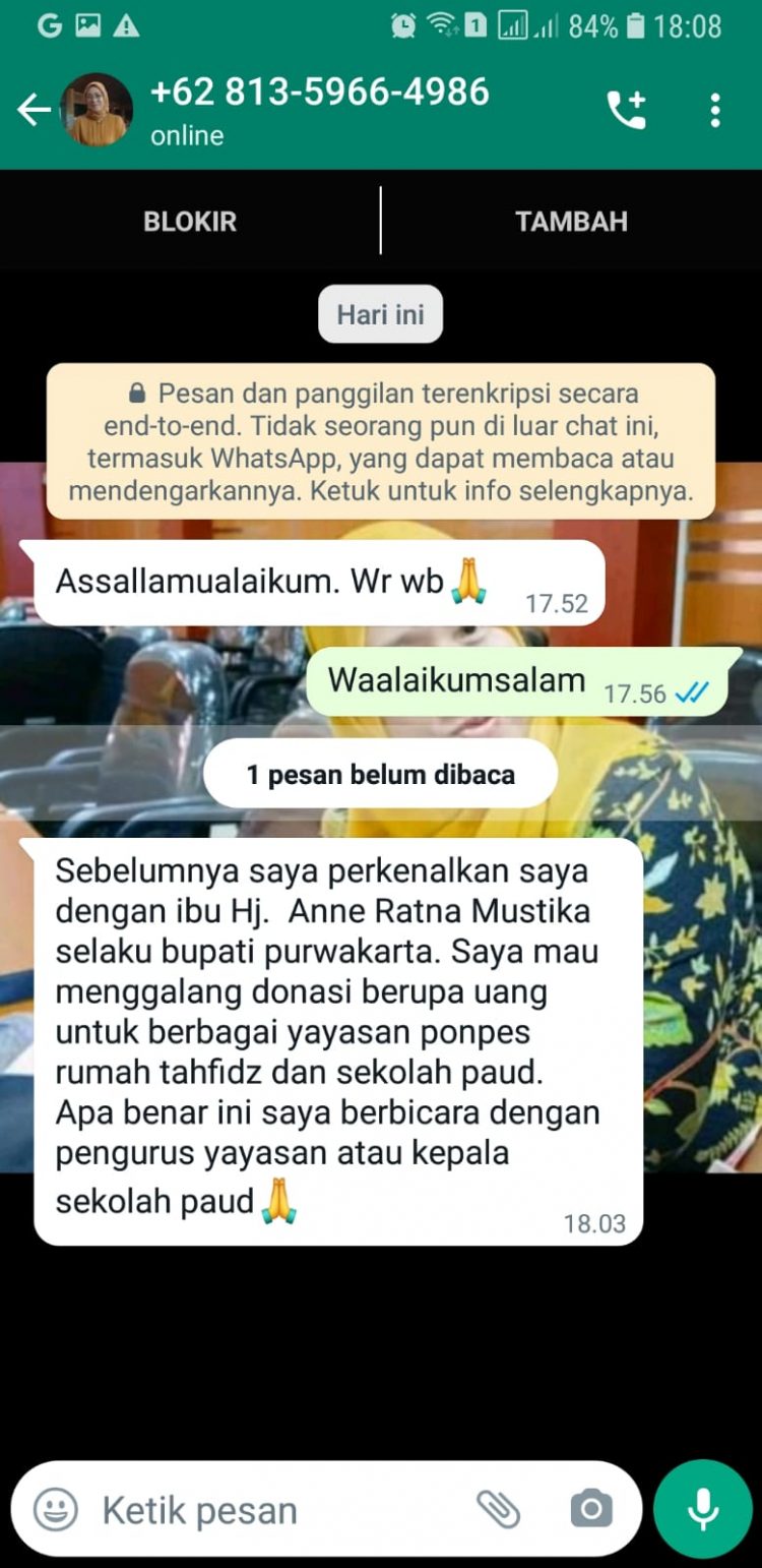 Waspada! Modus Galang Donasi, Oknum Catut Nama Bupati Purwakarta