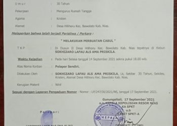 Korban Cabul Minta Kapolres Nias Tangkap SL