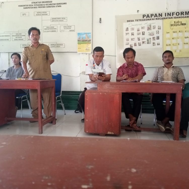 Pemdes Tetegeo Na’ai Laksanakan Musyawarah Penyelarasan/Penyesuaian Akhir Ranperdes APBDes TA. 2022