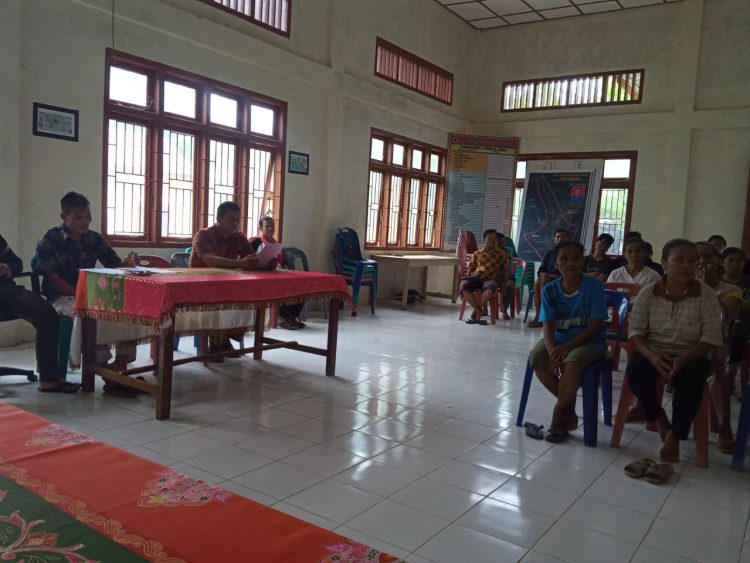 Pemdes Hilimoasio I Laksanakan Musyawarah Penetapan Ranperdes APBDes TA. 2022
