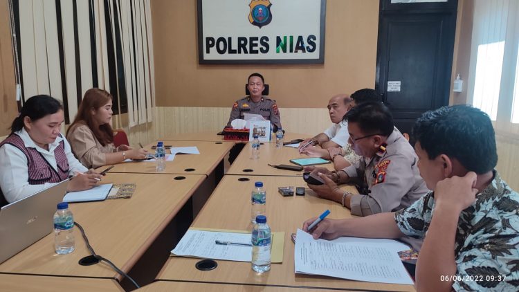 Pastikan Keamanan Festival Pesona Aekhula, Polres Nias Rakor Dengan Pemda Nias Barat