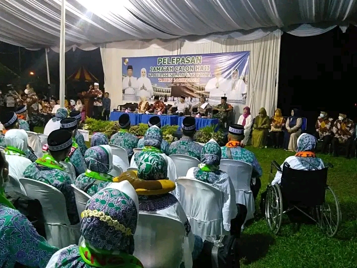 Lampung utara Berangkatkan Calon Haji Sebayak 222 Jamaah