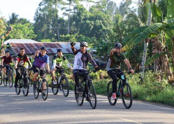 Fun Bike Sepeda Gembira Polres Nias dalam rangka menyambut HUT Bhayangkara ke-76 Tahun 2022