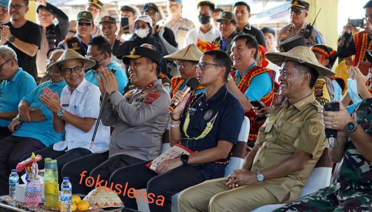 Bupati Nias Hadiri Event Nias Pro 2022 WSL QS 5000 Sorake Beach Nias Selatan