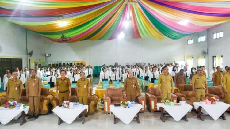 164 Orang CPNSD Nias Barat Formasi Umum Tahun 2021 Ikuti Orientasi Pengenalan Tugas