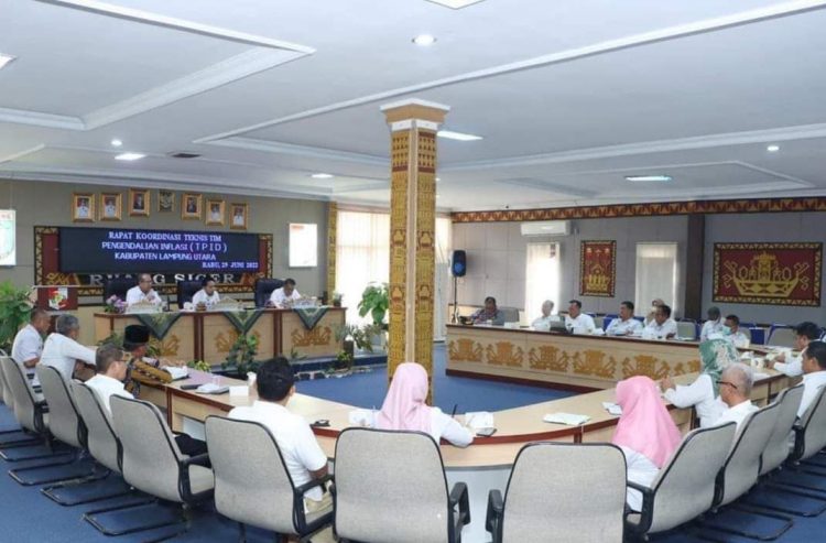 Wabup Ardian Saputra Pimpin Langsung Rakor TPID