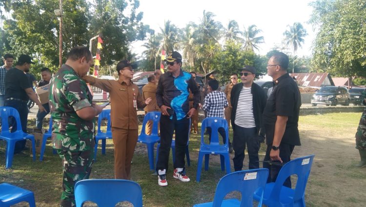 Bupati Nias Barat Cek Persiapan Kedatangan RI 1