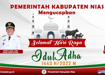 Pemerintah Kabupaten Nias Mengucapkan Selamat Hari Raya Idul Adha 1443 H