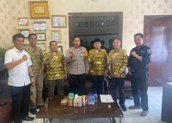 Kapolres Lampura Terima Kunjungan silaturahmi dan audensi Ketua KPU Kabupaten Lampung Utara