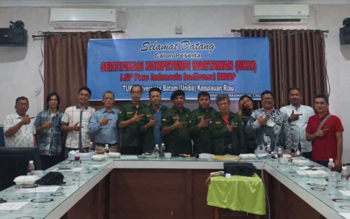 LSP Pers Indonesia Bakal Sertifikasi 35 Wartawan Utama di Batam