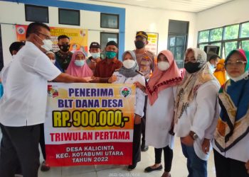 Desa Kali Cinta Bagi Kan175 KPM BLT DD Tahap Kedua Sebanyak 6 Bulan di Tahun 2022