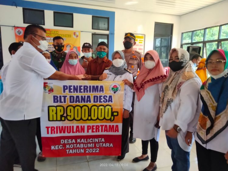 Desa Kali Cinta Bagi Kan175 KPM BLT DD Tahap Kedua Sebanyak 6 Bulan di Tahun 2022