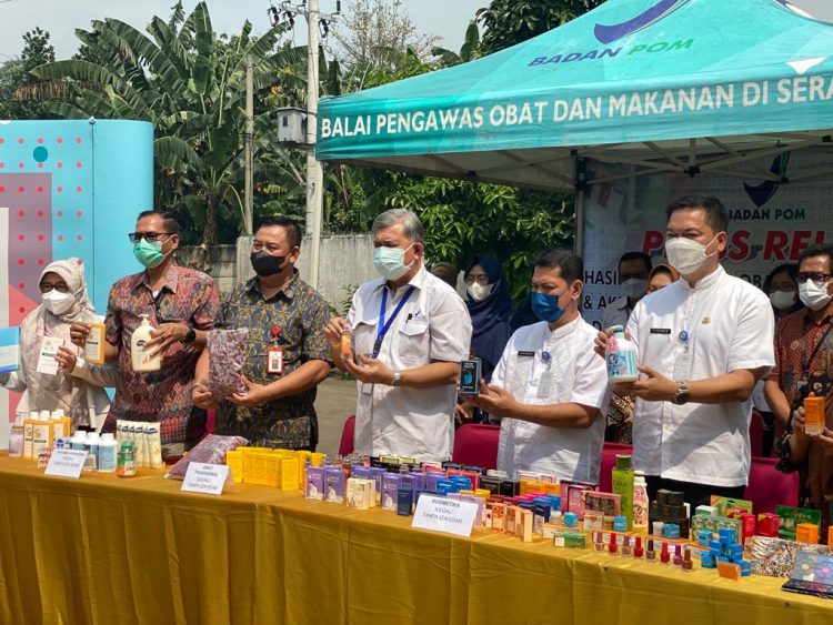 BBPOM Serang Mengungkap Kasus Obat Dan Makanan Ilegal Sebesar Rp 3,7 Miliyar