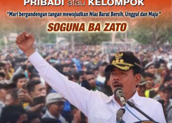 Khenoki Waruwu Himbau ASN Tenang dan Tingkatkan Volume Kerja