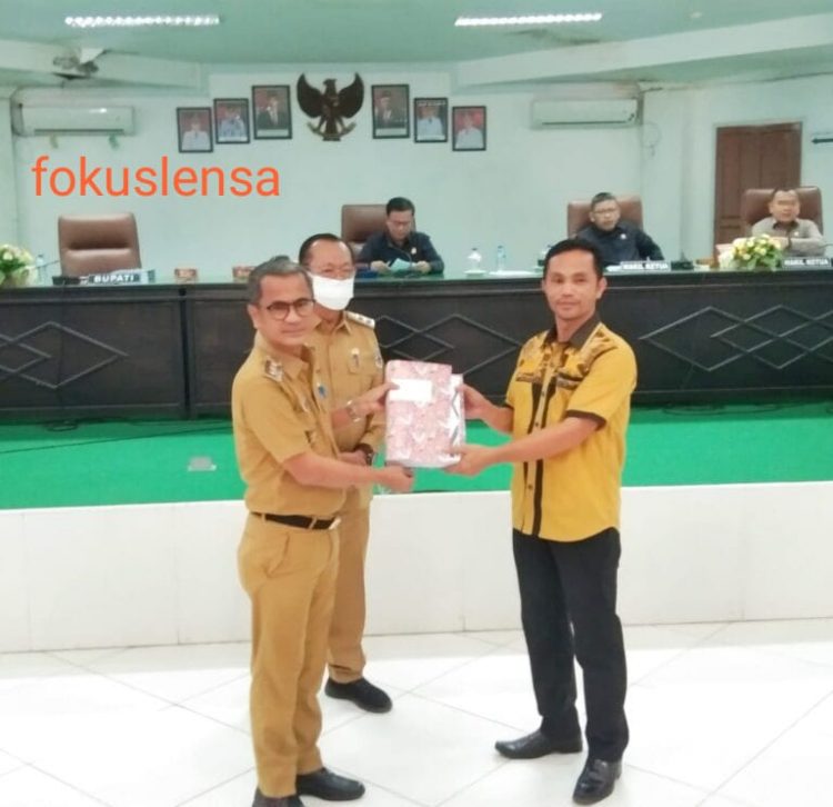 Bupati Nias Sampaikan Nota Pengantar Rancangan Perubahan KUA dan PPAS Ta.2022