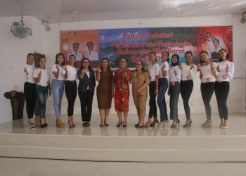 10 Finalis Putri Yang Akan Bersaing Pada Grand Final Putri Pariwisata Nias Barat Tahun 2022
