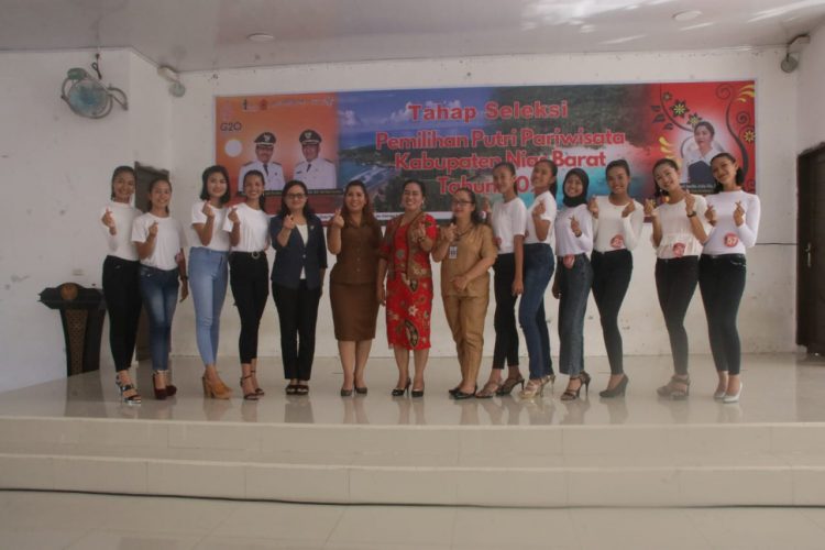 10 Finalis Putri Yang Akan Bersaing Pada Grand Final Putri Pariwisata Nias Barat Tahun 2022