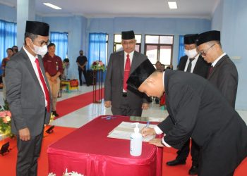 Bupati Nias Lantik Pimpinan Tinggi Pratama