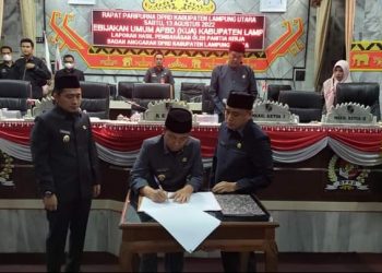 DPRD Lampung Utara Gelar Paripurna Pembahasan KUA-PPAS Anggaran 2023