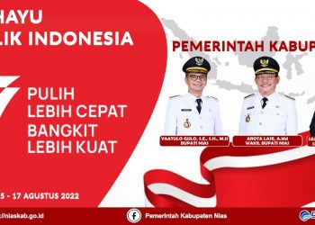 Pemerintah Kabupaten Nias Mengucapkan Selamat Dirgahayu Republik Indonesia Ke 77 Tahun 2022