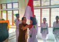Paskibraka Kecamatan Lahōmi Tahun 2022 di Kukuhkan Oleh Camat