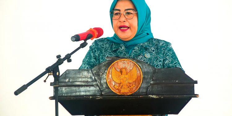 Ny Erli Tasar Khenoki Waruwu Sampaikan Arti Dari Aku Hatinya PKK