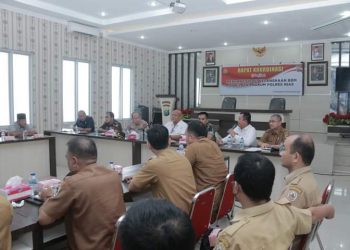 Sekda Nias dan Wakil Walikota Gunungsitoli Hadiri Rakor Antisipasi Kelangkaan BBM