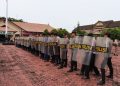 Gelar Latihan Dalmas, Polres Nias Antisipasi Dampak Kenaikan Harga BBM