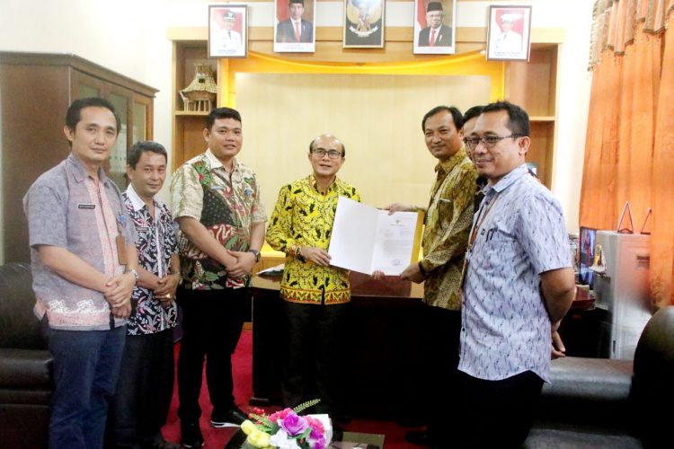 Kepala BPS Nias Bertemu Sekda Nias Barat, Sampaikan Informasi Pembentukan BPS Nias Barat