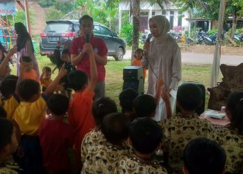 Senator Senator Anggota DPD RI Perwakilan dari Provinsi Lampung dr. Jihan Nurlela Bersama LPAI Sapa Anak-Anak Lampung Timur