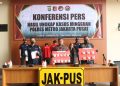 Rilis Ungkap Kasus, Sebanyak 1.590 butir ekstacy di gelar Sat Resnarkoba Polres Jakpus