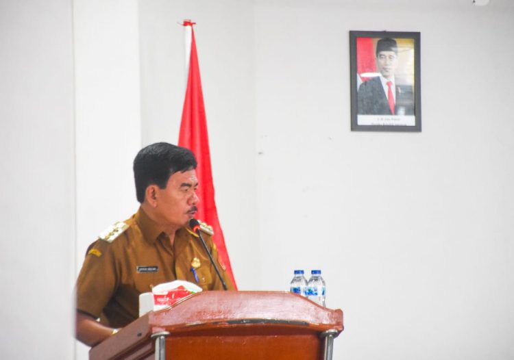 Bupati Nias Barat Sampaikan Nota Pengantar Ranperda P-APBD TA. 2022