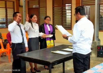 Camat Bawalato Lantik BPD PAW Desa Siōfa Ewali Selatan