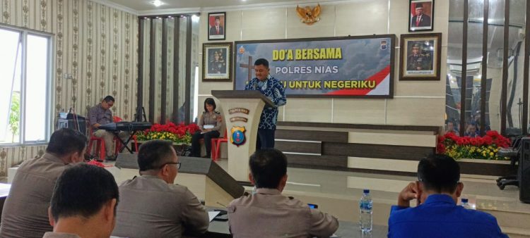 Polres Nias Gelar Binrohtal, wujudkan Personil Polri yang bertaqwa dan lebih Humanis