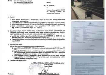 Ust YUSUF SUPRONI MINTA PROSES HUKUM TEGAK LURUS DI POLRESTA TANGERANG KOTA