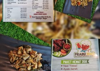 Bingung Mau Makan Apa! Yuu Ke Prabu Mas Resto Sunda