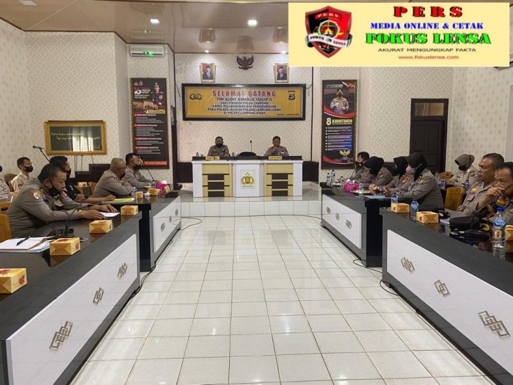 Kinerja Polsek Jajaran Polres Lampung Utara di Audit Itwasda Polda Lampung
