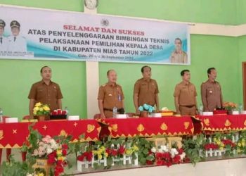 Panitia Pelaksana Pilkades di Kecamatan Bawalato dan Kecamatan Botomozoi TA 2022 Ikuti Bimtek