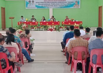 Panitia Pilkades di Kecamatan Ulugawo dan Kecamatan Idanögawo TA 2022 Ikuti Bimtek