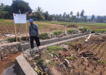 Kades Legoksari Mengapresiasi Pembangunan Rehabilitas dan Pemeliharaan Irigasi Usaha Tani