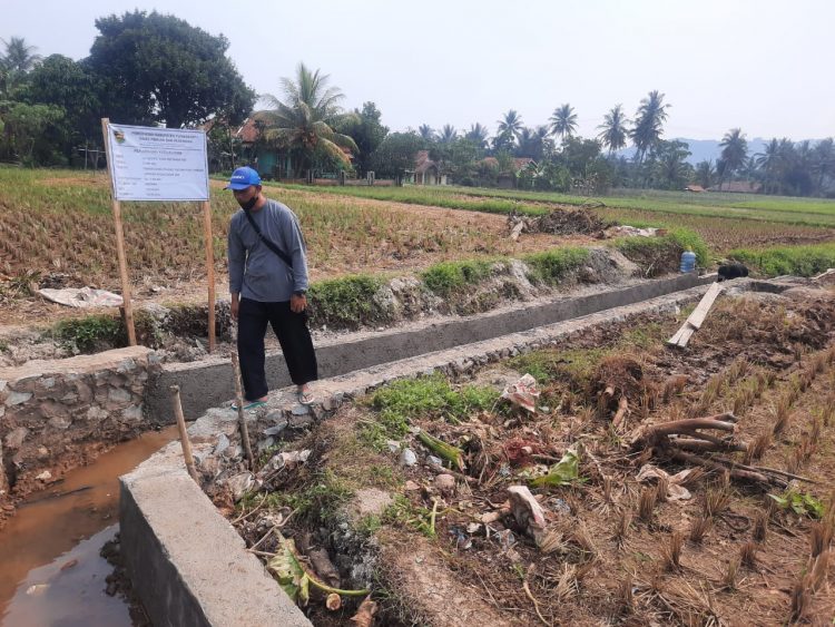 Kades Legoksari Mengapresiasi Pembangunan Rehabilitas dan Pemeliharaan Irigasi Usaha Tani