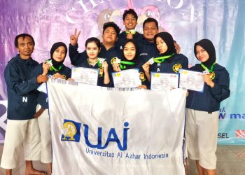 3 MEDALI PERTAMA UNTUK UNIV. AL AZHAR INDONESIA DARI SHORINJI KEMPO