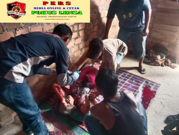 “Miris” Seorang Anak di Desa Tanjung Iman Tega Membunuh ibu kandungnya