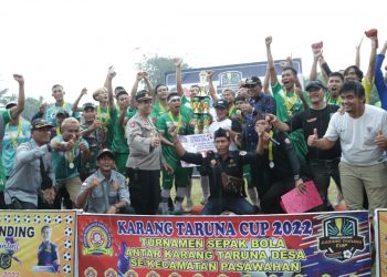 Ini Yang Sisampaikan Ketua Pelaksana Turnamen Sepak Bola Se-kecamatan Pasawahan Aam Amsori,Sukses tanpa Ekses