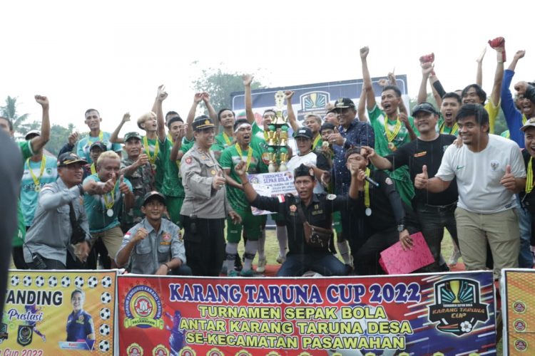 Ini Yang Sisampaikan Ketua Pelaksana Turnamen Sepak Bola Se-kecamatan Pasawahan Aam Amsori,Sukses tanpa Ekses